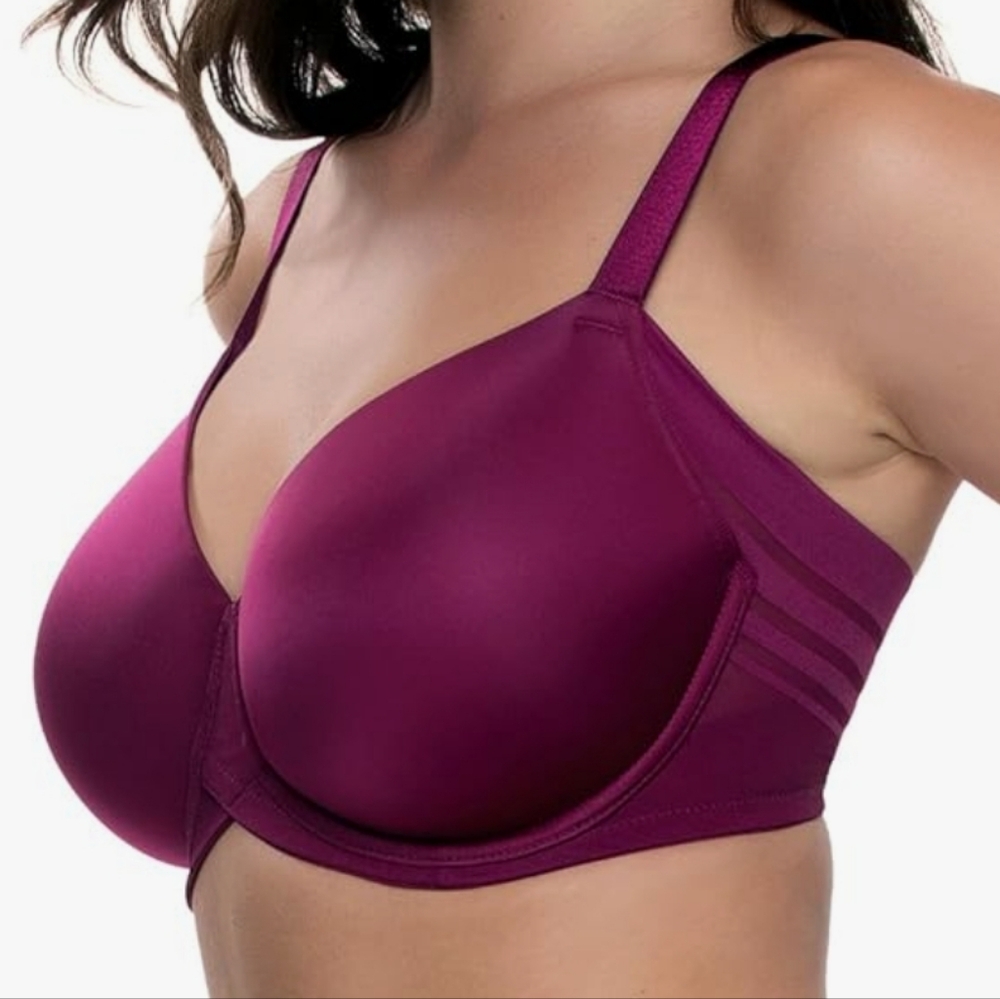 Elegant Purple Women's T- Shirt Bra 40C